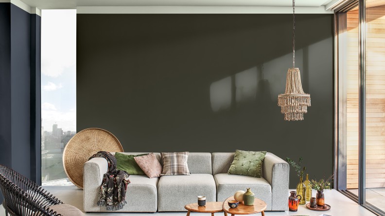 woonkamer donkere kleuren