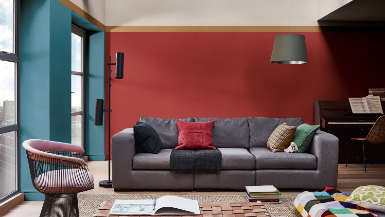 woonkamer donkere kleuren