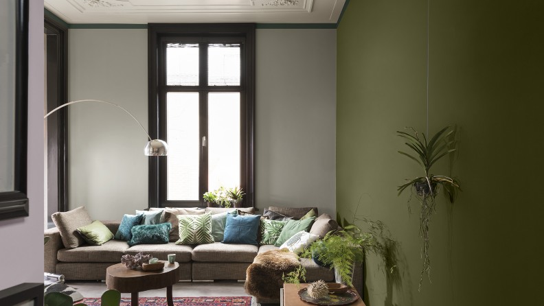 woonkamer donkere kleuren